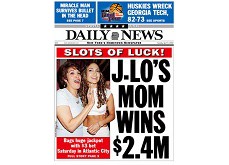 Retour sur une histoire pas banale - la mère de Jennifer Lopez a touché un jackpot de 2.4$ millions aux machines à sous Atlantic City