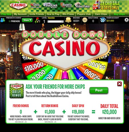 Double Down : Jouer au Casino sur Facebook 