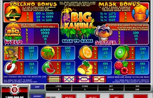 aperçu jeu Big Kahuna 2