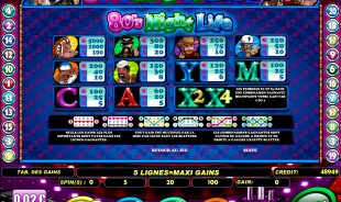 aperçu jeu 80's Night Life 2