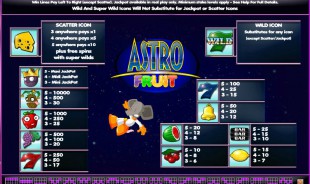 aperçu jeu Astro Fruit 2