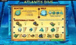 aperçu jeu Atlantis Dive 2
