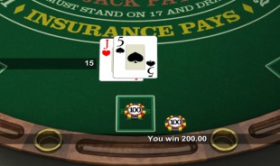 aperçu jeu Blackjack Betsoft 2