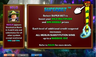 aperçu jeu Merlin's Millions 2