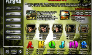 aperçu jeu Platoon 2