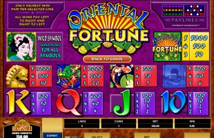 aperçu jeu Oriental Fortune 2