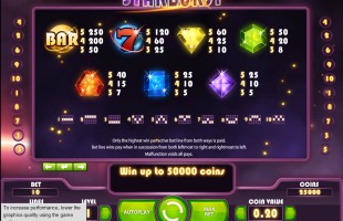 aperçu jeu Starburst 2