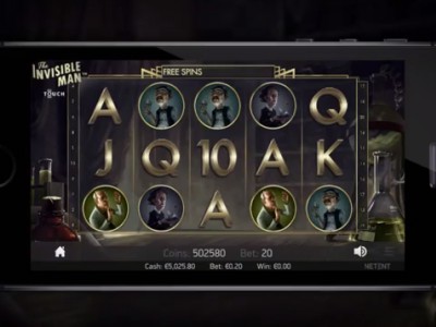 Machine à sous Invisible Man sur mobile